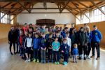 Medaillengewinner und Helfer beim Atletikwettkampf in Lauenhain 2018